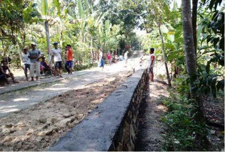 Pembangunan Talud Jalan Donotirto RT 08